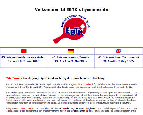 Internationales Turnier in Esbjerg/Dänemark